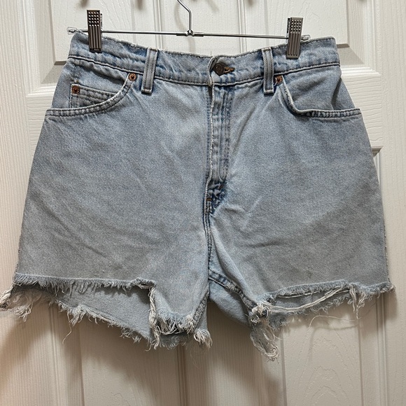 Levi's Pants - Levi's Light Blue Frayed Women’s Jean Shorts